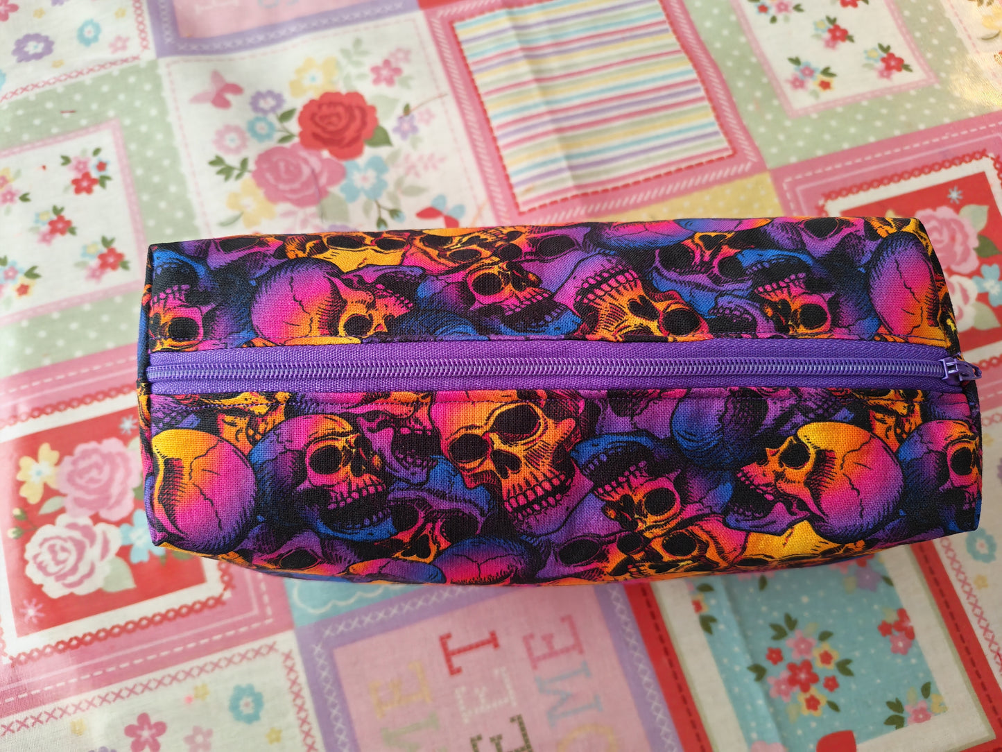 Sunset Skulls Pencil Case