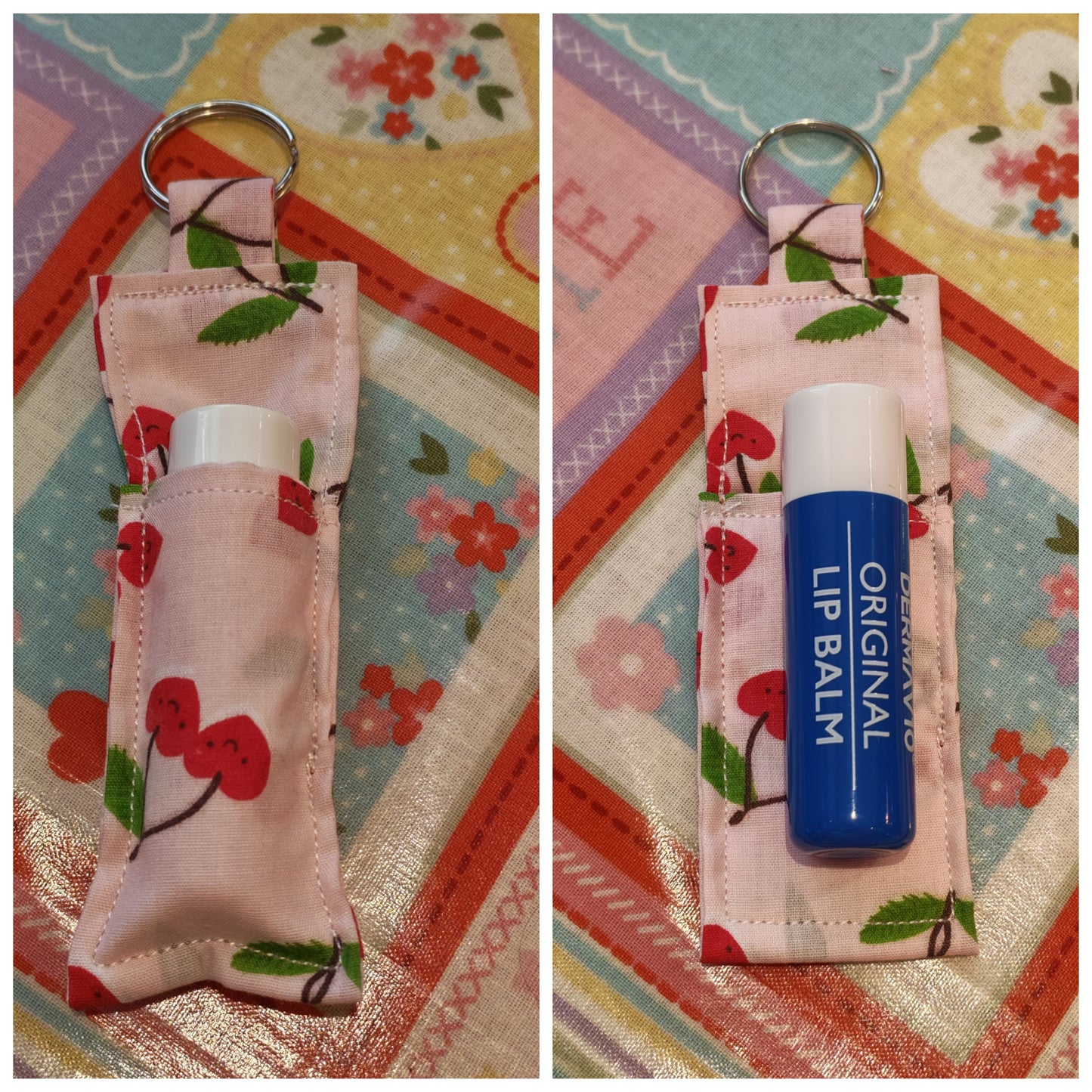 Cherry Hearts Lipbalm Holder