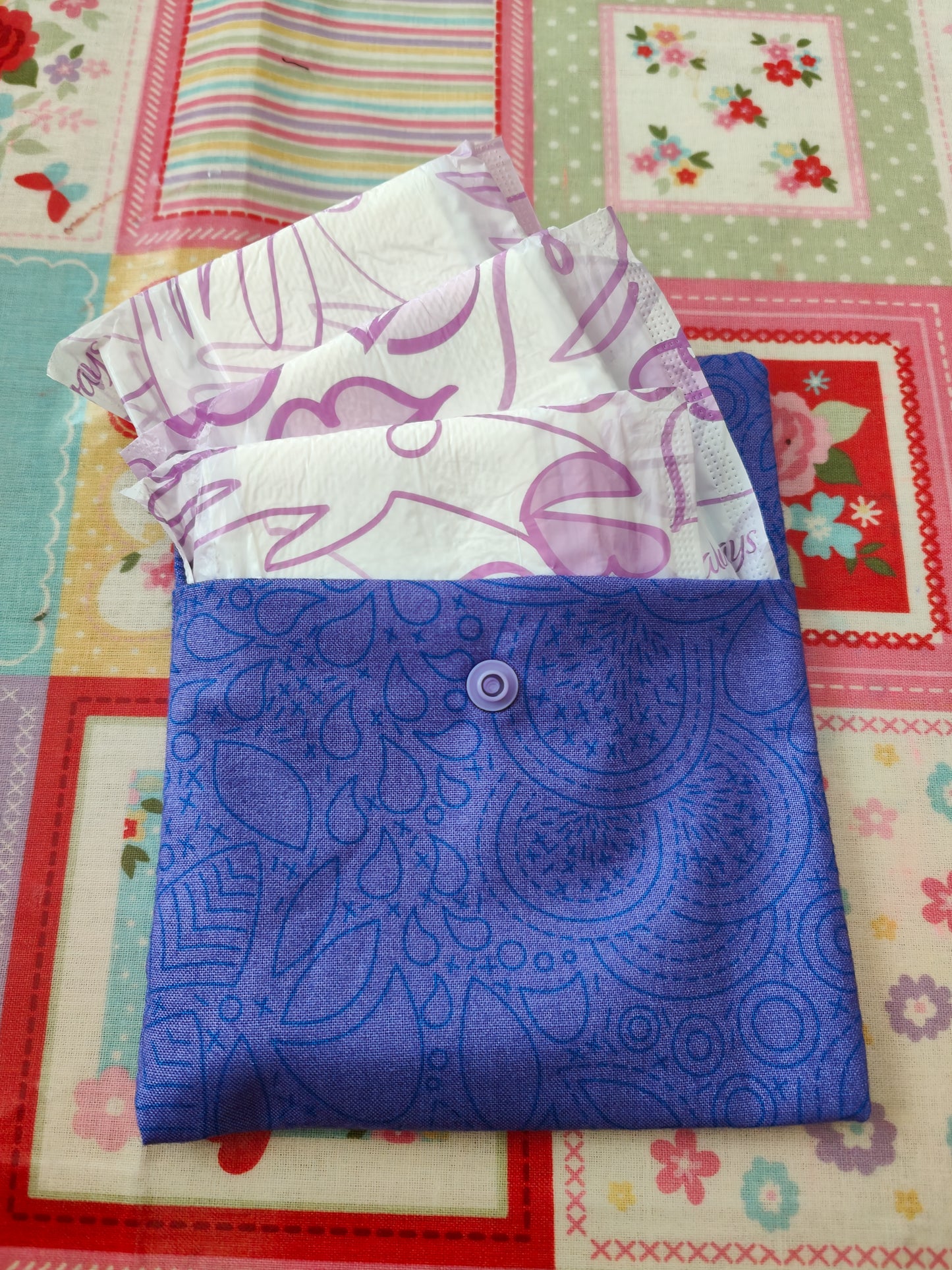 Purple Swirl Period Pouch