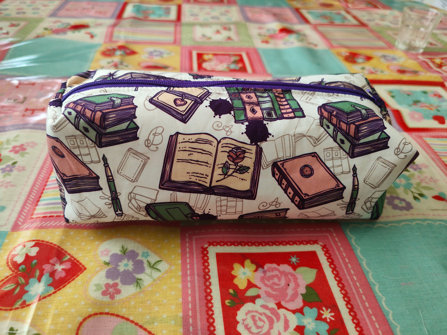 Book Stack Pencil Case