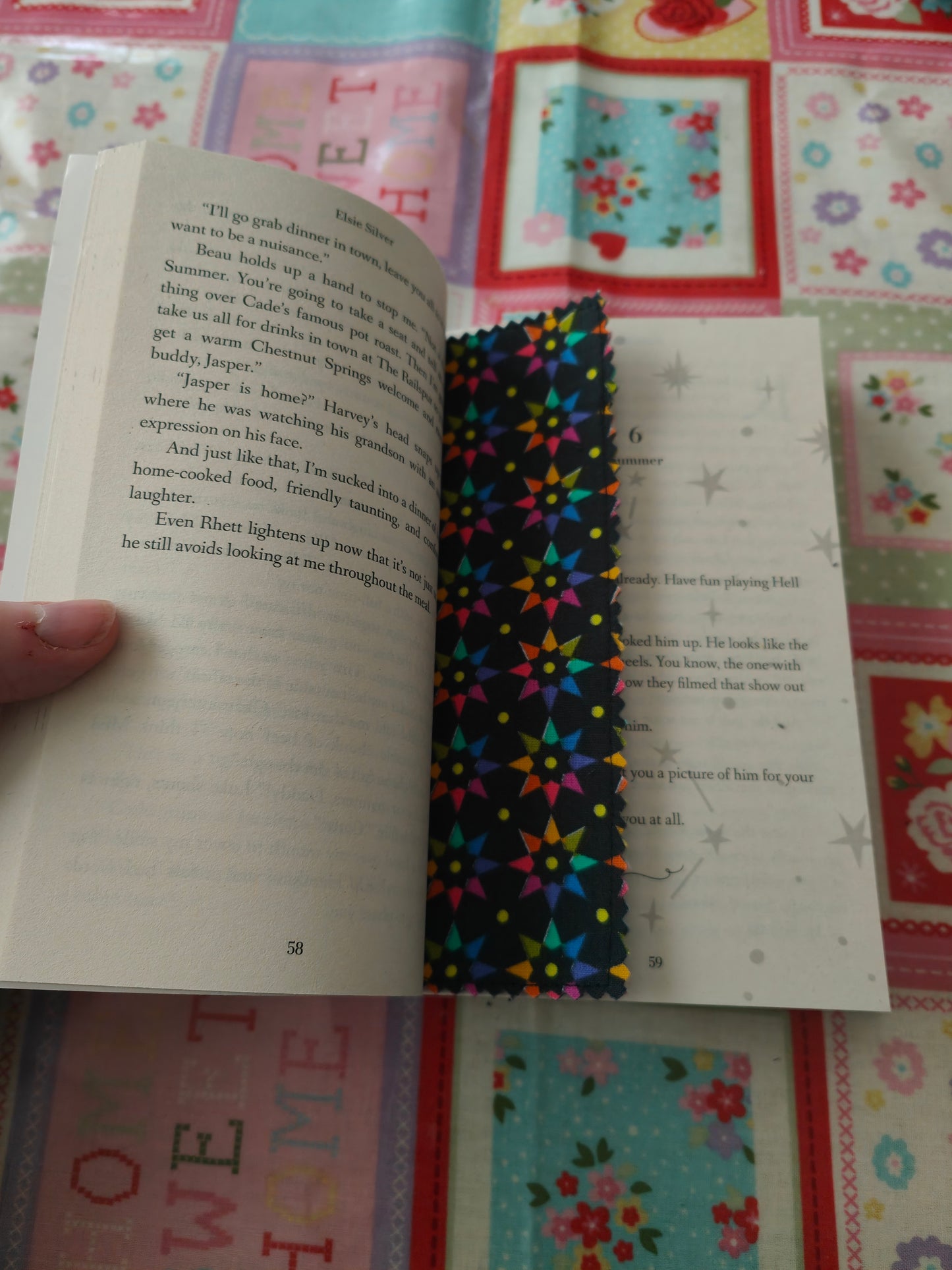 Rainbow Stars Bookmark