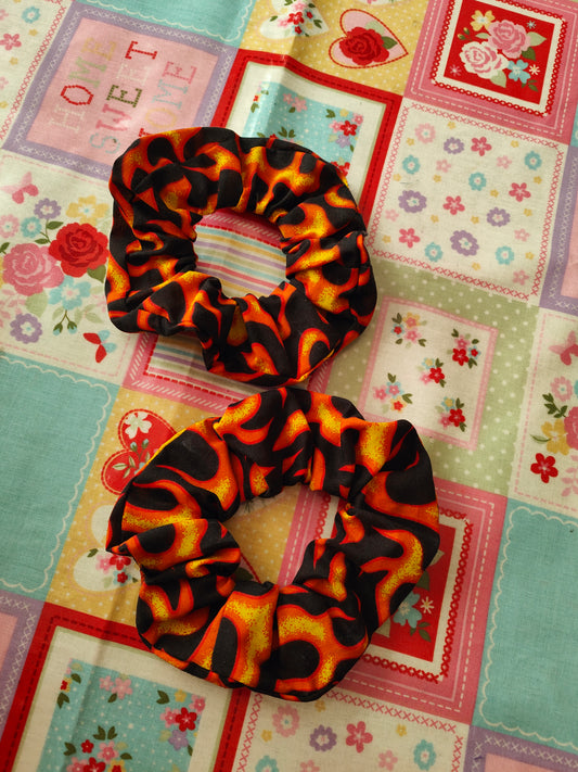 Flame Scrunchie