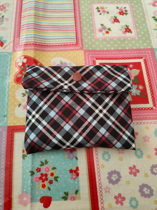 Blue Tartan Period Pouch