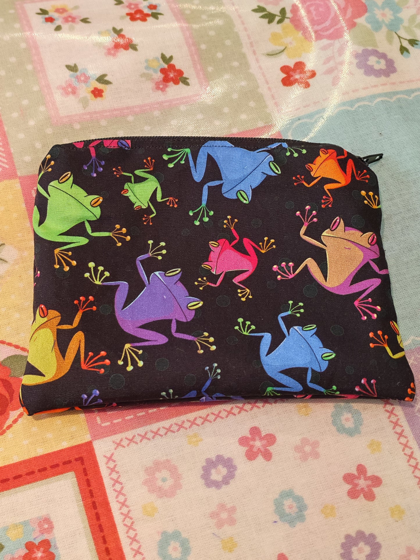 Rainbow Frogs Coin Purse