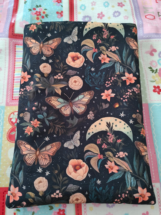 Floral Butterflies and Moths Book Sleeve