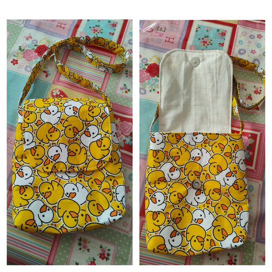 Child's duck cross body bag