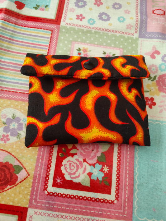 Flames Design Period Pouch