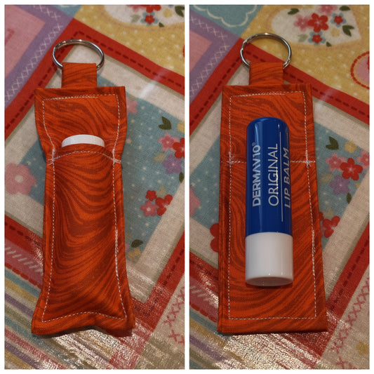 Orange Swirl Lipbalm Holder