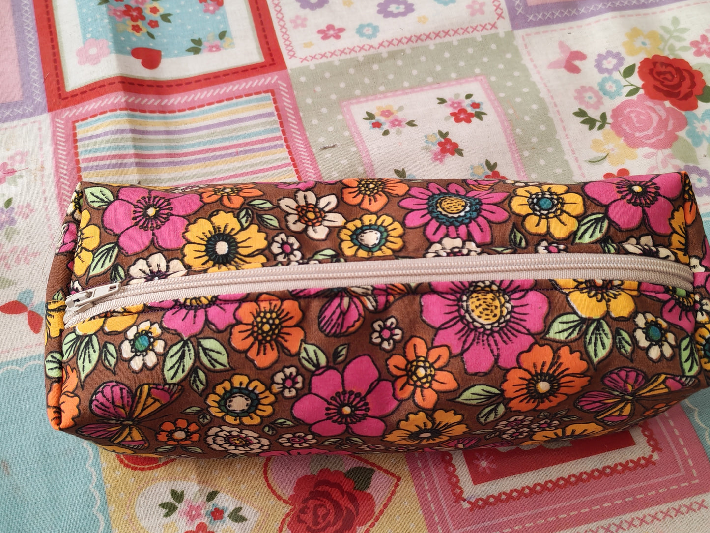 Flowers and Butterflies Pencil Case