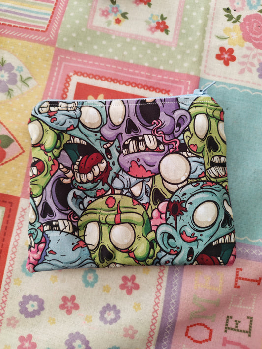 Zombie Heads Coin Purse