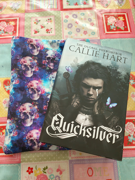 Skulls and Flowers Hardback Book Sleeve